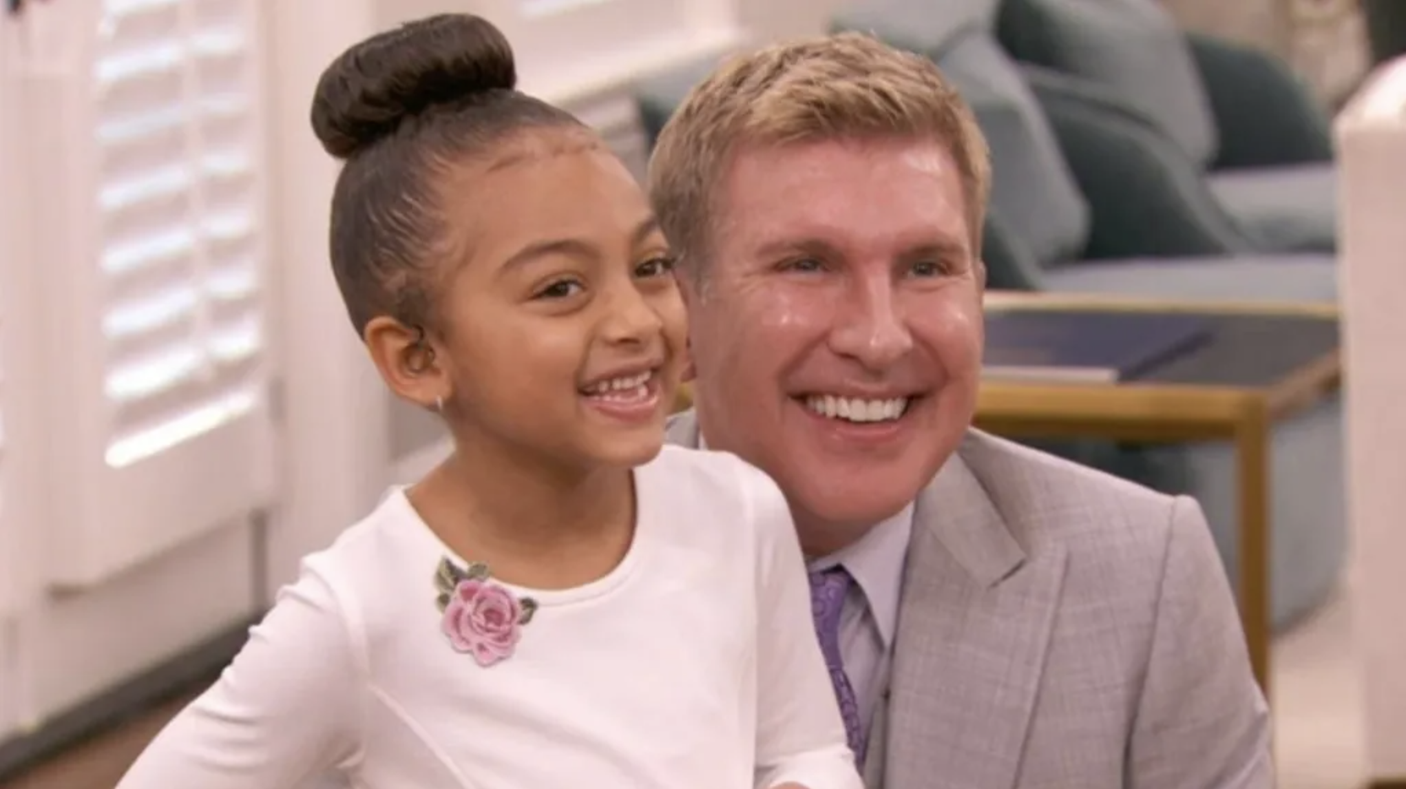 Todd Chrisley with his granddaughter Chloe Chrisley