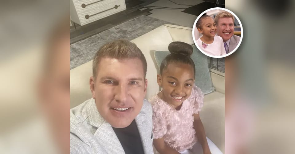 Todd Chrisley with his granddaughter Chloe Chrisley
